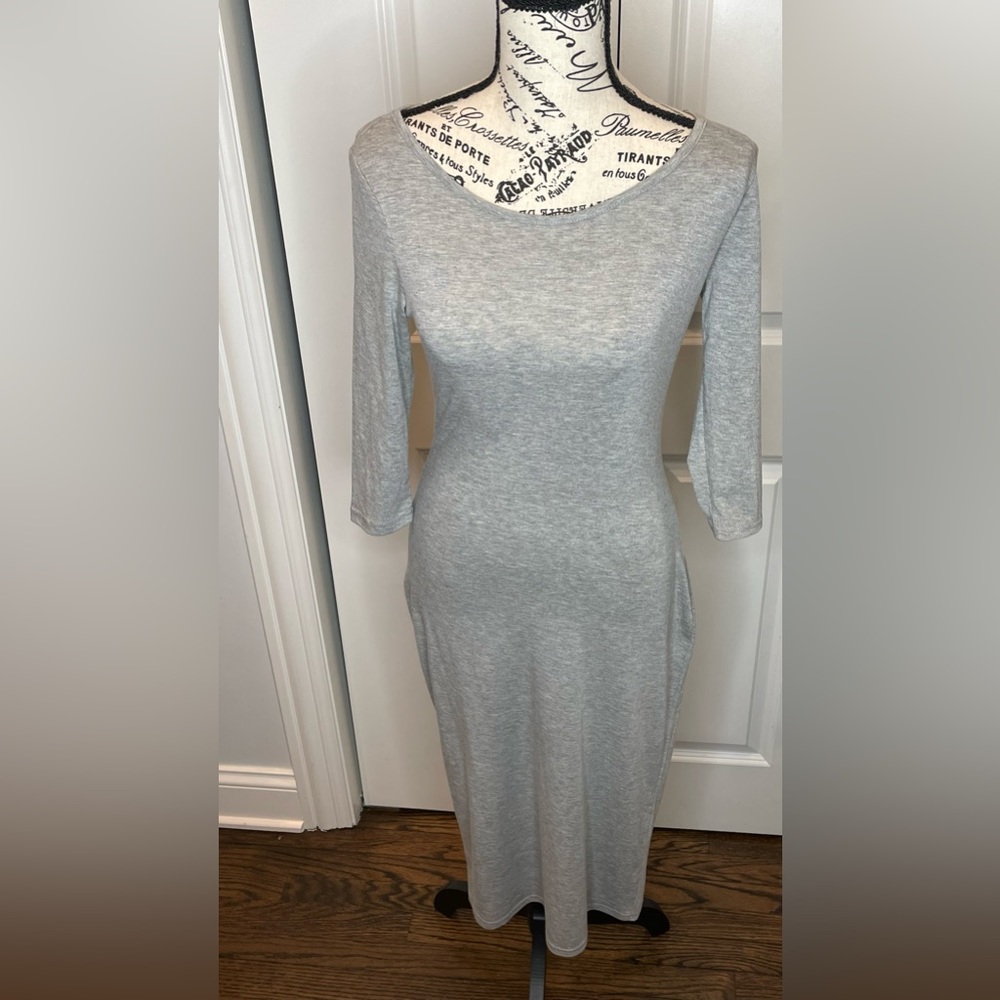 Boutique light gray dress